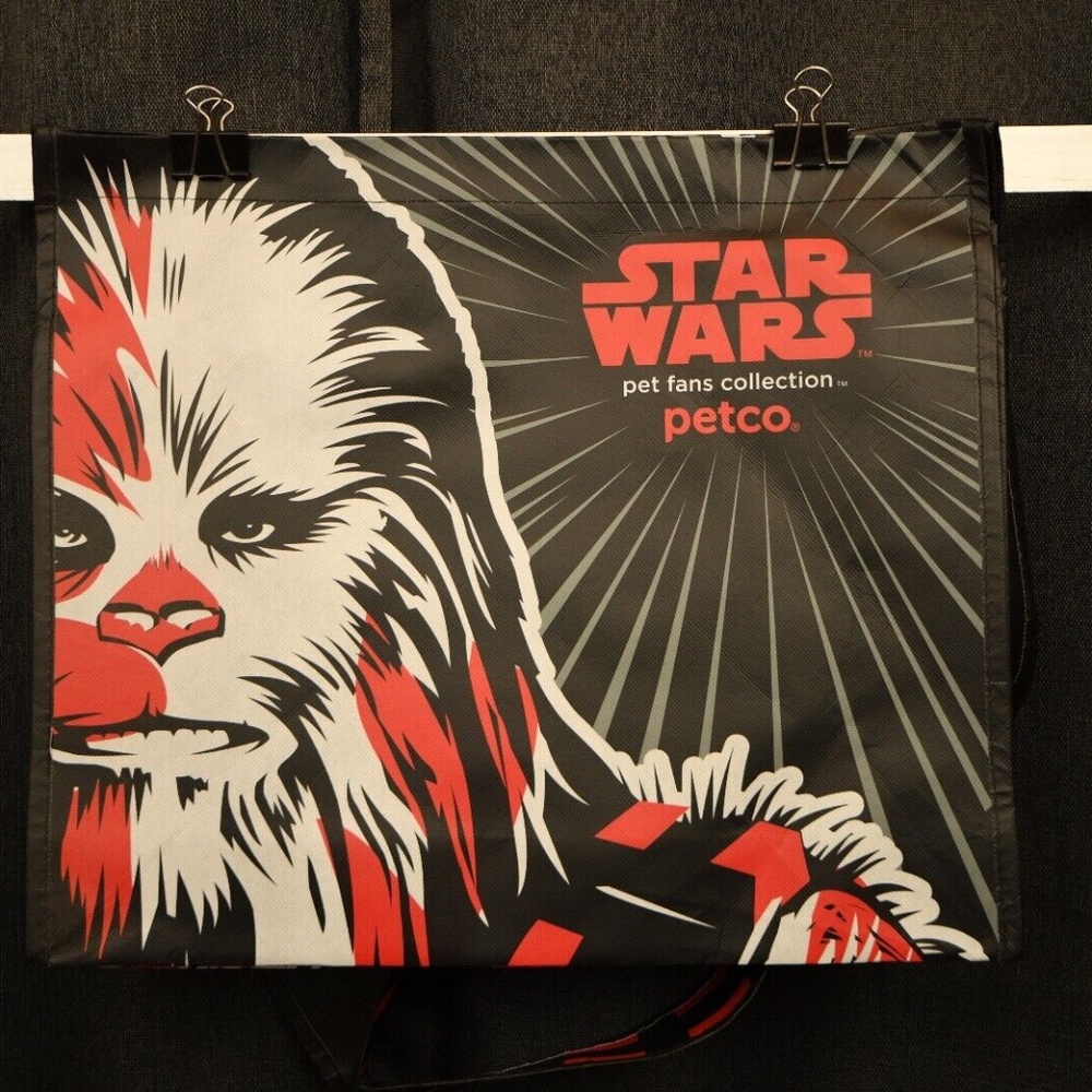 San Diego Comic Con Star Wars Pet Fan Chewbacca Swag Bag Petco